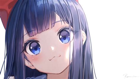 Kawaii Blue Hair Anime Girl Wallpapers Wallpaper Cave