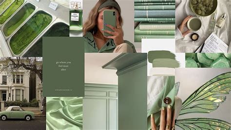 Green Aesthetic Posted By Samantha Walker Computer Mint Green College