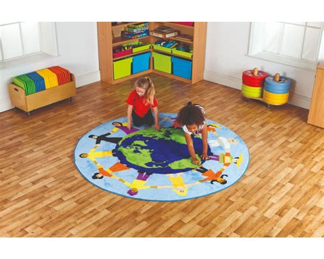 Children Of The World Multi Cultural Classroom Rug Kit For Kids