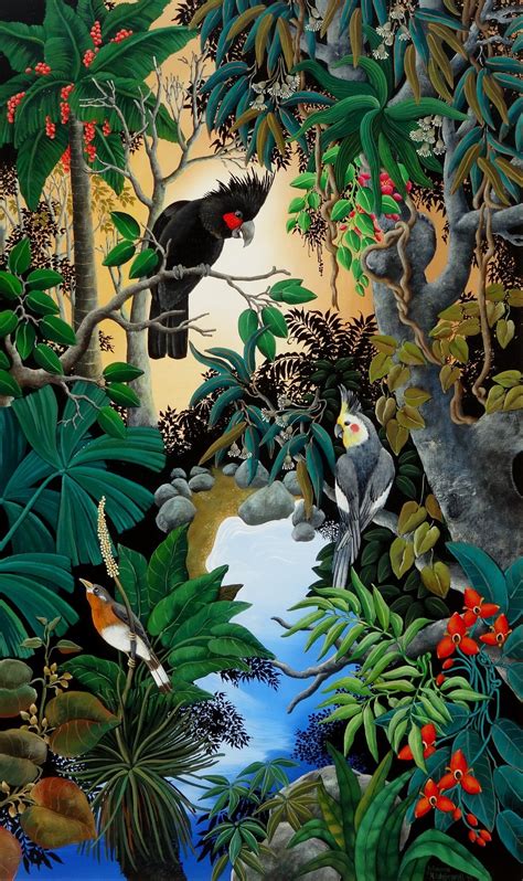 Paintings 1 — Johanna Hildebrandt | Forest art, Forest painting, Jungle art