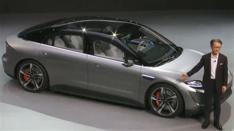 Sony Shows Off Electric Car Concept At Ces