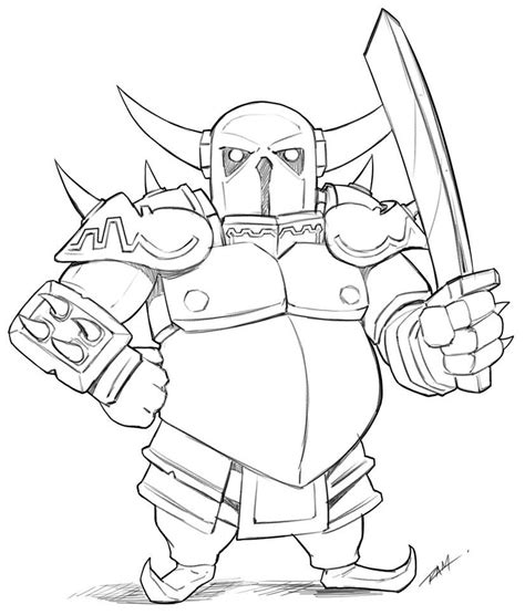 Pekka Para Colorear / Como Dibujar A Mini Pekka How To Draw Mini Pekka