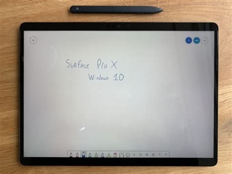 Taking Notes On A Surface Pro X With Windows 10 On Arm Working With