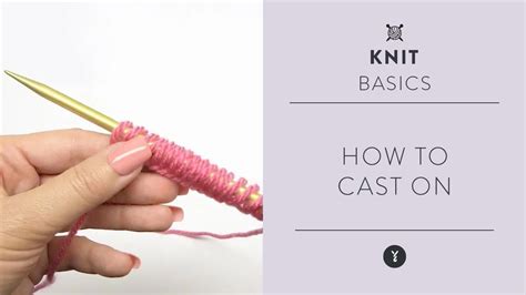 How To Cast On Beginner Knitting Tutorial Learn To Knit Youtube