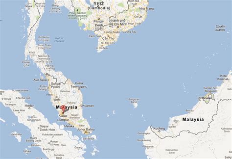 Kuala Lumpur Map And Kuala Lumpur Satellite Image