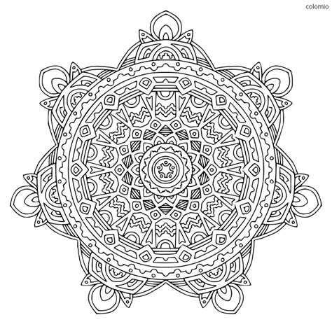Advanced Flower Coloring Pages | Best Flower Site