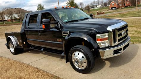 2008 Ford F 450 Lariat Crew Cab Diesel Hauler For Sale