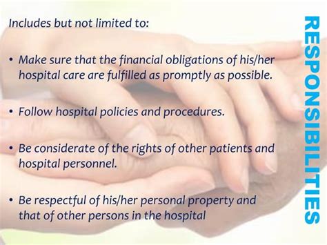 Patient’s Rights And Responsibilities