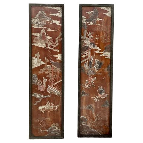 18th Century Pair Of Chinese Paintings On Silk At 1stdibs Chinese