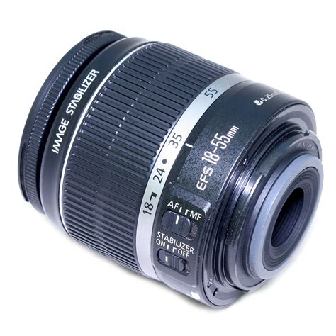 Used Canon Ef S 18 55mm F35 56 Is Lens With I Lens 58mm Uv Filter
