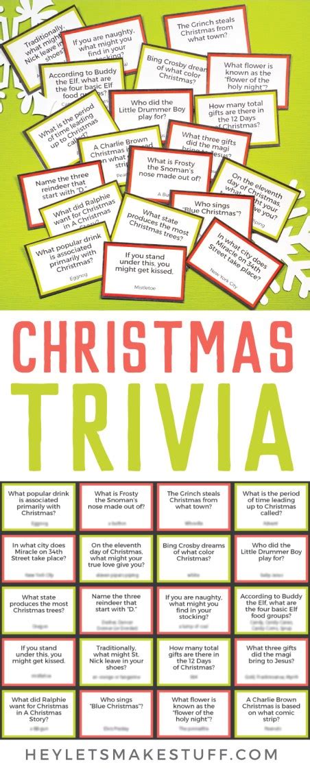 Alexander the great, isn't called great for no reason, as many know, he accomplished a lot in his short lifetime. Free Printable Christmas Trivia - Hey, Let's Make Stuff