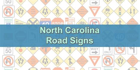 North Carolina Dmv Traffic Signs