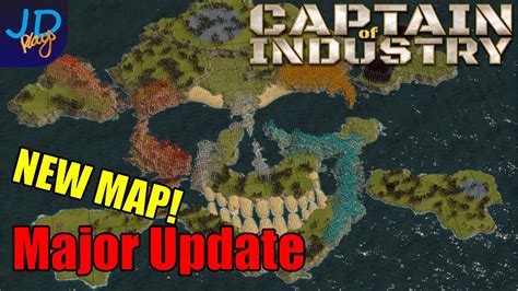 Major Update And New Map 🚜 Captain Of Industry 👷 News Updates And