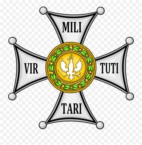 Order Virtuti Militari Silver Cross Krzy Virtuti Militari Pngcross