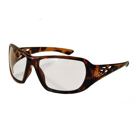 girl power at work rose ladies eye protection tortoise shell frame clear lens 17956 the home