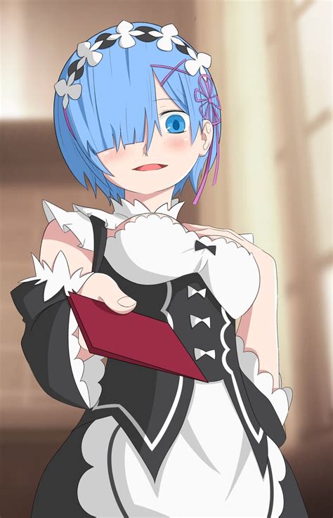 Rem Re Zero Kara Hajimeru Isekai Seikatsu Drawn By Ryan Danbooru