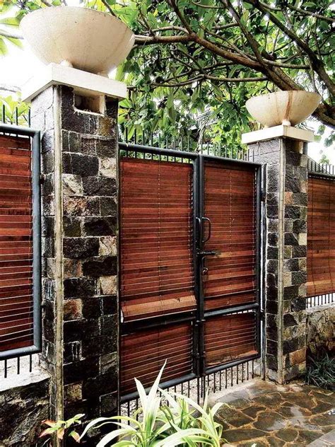 Kumpulan gambar pagar depan rumah terbaru desain rumah minimalis via filsonclub.org. √ 60+ contoh model desain pagar rumah minimalis modern terbaru
