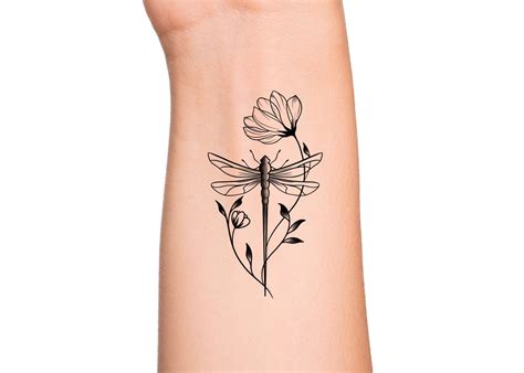 Update 76 Flower With Dragonfly Tattoo Esthdonghoadian