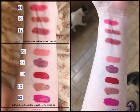 Some Of My Favorite Golden Rose Matte Lipsticks Swatch Rpalemua
