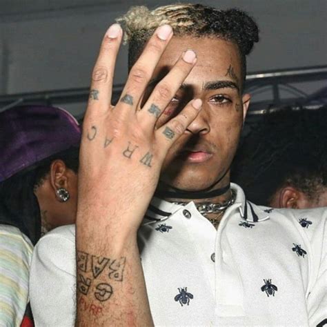 American Rapper Xxxtentacion Jahseh Dwayne Ricardo Onfroy Tattoo Body Tattoo Art