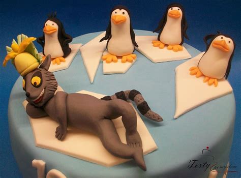 torty z pomysŁem kraków tort z pingwinami z madagaskaru i królem julianem
