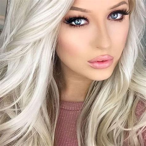 Pin By Iamahay On Hair Colours Trendy Hair Color Ice Blonde Hair Blonde Hair Natural Makeup