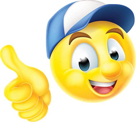 The 'thumbs up sign' emoji is a special symbol that can be used on smartphones, tablets, and different devices may have different versions of the thumbs up sign emoji. Thumbs Up Emoji Clip Art, Vector Images & Illustrations ...