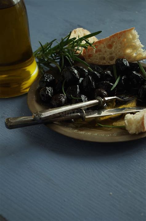 Black Olives Stock Photo Image Of Culinary Herbs Cooking 63609202