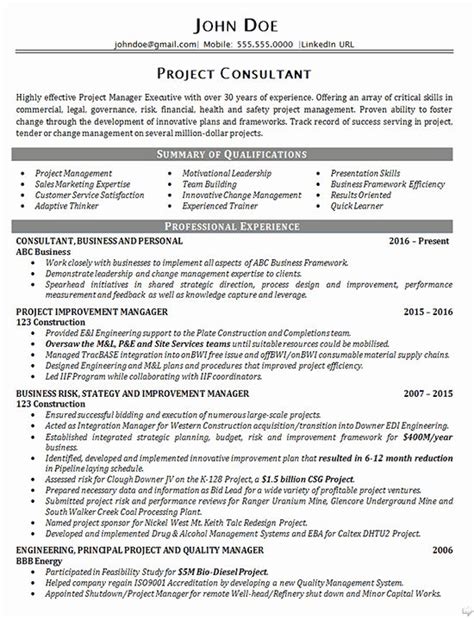 Accounting consulting professionals help clients with financial management, financial forecasting and auditing. Project Management Job Description Resume Lovely Executive ...