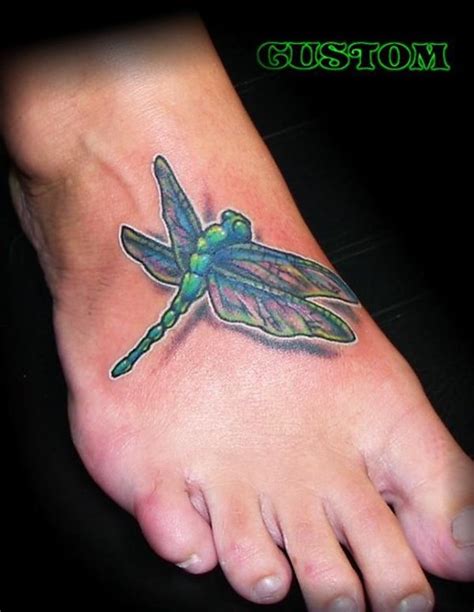 Dragonfly Foot Tattoo By Jackie Rabbit Flickr Photo