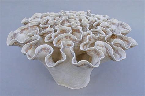 Elizabeth Shriver Coral Bouquet Organic Ceramics Slab Pottery Ideas
