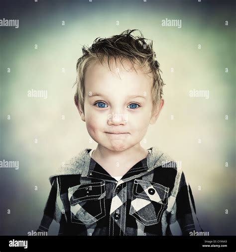 Young Boy Portrait Stock Photo Alamy