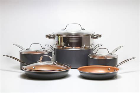 cookware copper cooking pans pots gotham steel gas stove types ming simply induction different non stick cooktops range kitchen versus