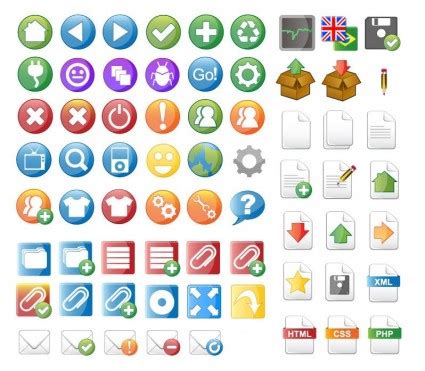 Download Web design vector icons free material free download