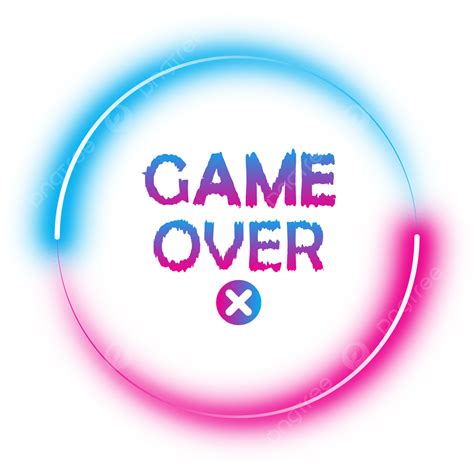 Game Over Pixel Vector Hd Images Color Pixel Gameover Game Over Prompt