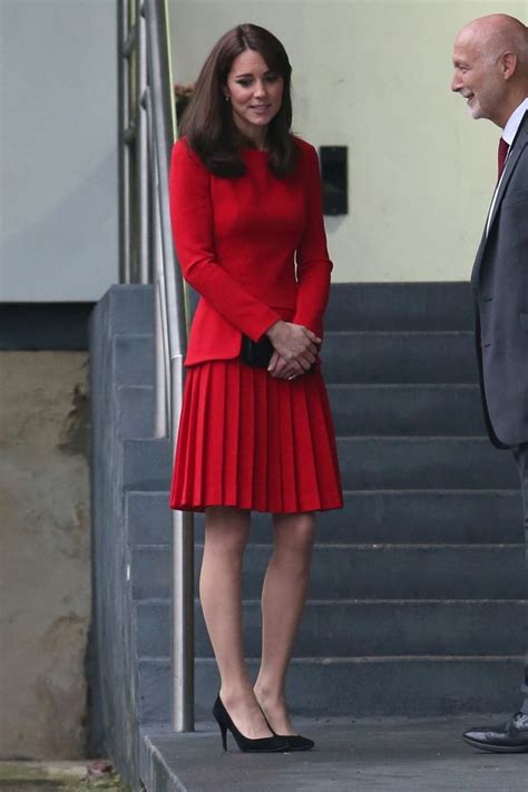 Kate Wearing The Red Dress In 2015 Kate Middleton Wearing Red