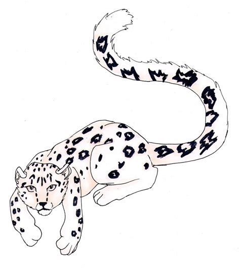 Snow Leopard By Baka Customs On Deviantart