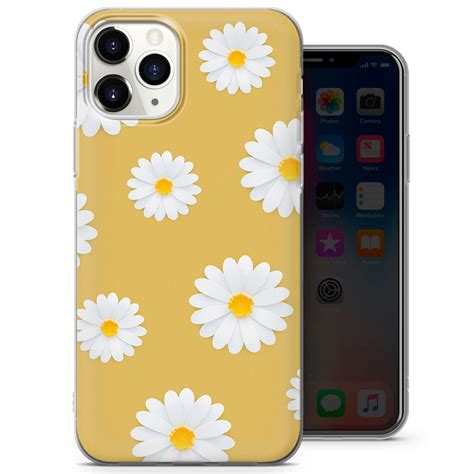 Daisies Flowers Phone Case Floral Daisy Cover Iphone 11 Etsy