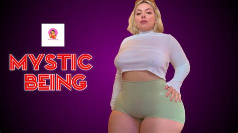 Mystic Being American Gorgeous Plus Sized Model Curvy Fashion Model Biography YouTube