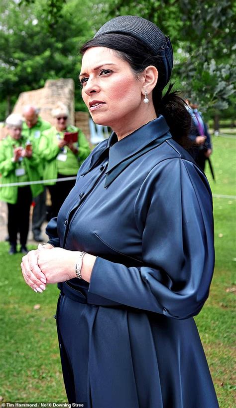 Home Secretary Priti Patel Picks Up £3200 Outfit For A Policing Event