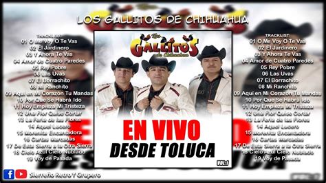 Los Gallitos De Chihuahua En Vivo Desde Toluca Vol 1 Disco En Vivo