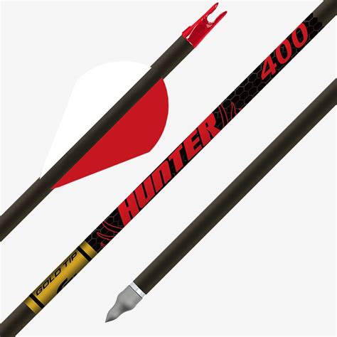 Gold Tip Hunter 400 Spine Arrow Fletched 2″ Vanes Archery Direct