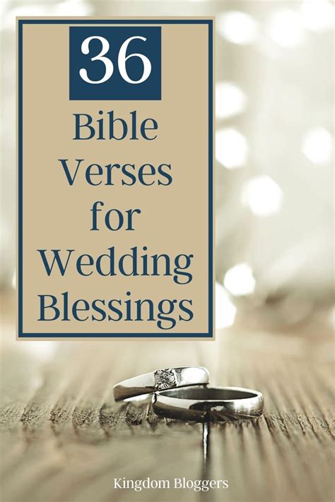 36 Bible Verses For Wedding Blessings
