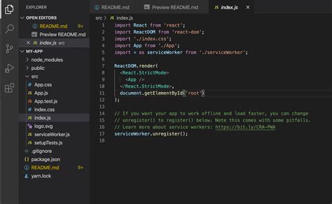 See local changes in seconds. React JavaScript Tutorial in Visual Studio Code