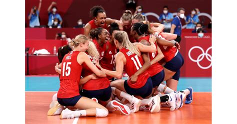 The Us Womens Volleyball Team Wins Their First Olympic Gold Popsugar Fitness Uk Photo 6