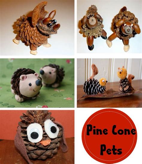 Pinecone Pets Pine Cone Crafts Pinecone Crafts Kids Cones Crafts