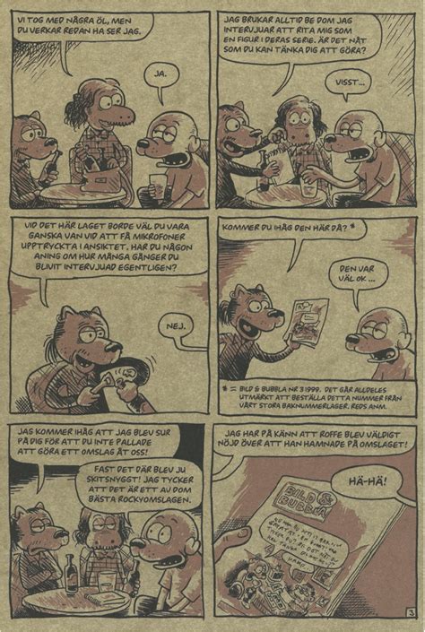 Fredrik Strömberg And Jimmy Wallin Comic Page From Bild And Bubla 174