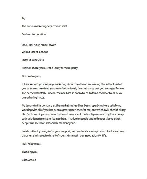 • include suggestions on how you intend to make up for a lost time at work and if you plan to do part of your work at home. Thank You For Your Support Letter To Colleagues Samples & Templates Download