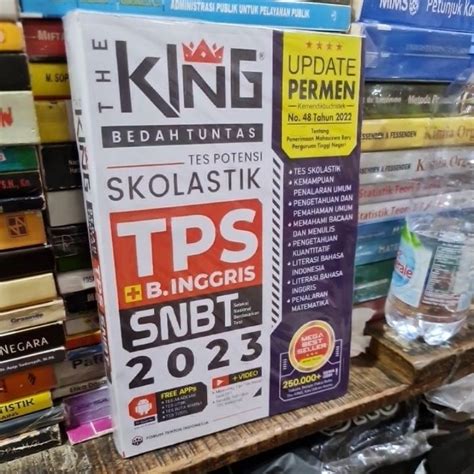 Jual The King Bedah Tuntas Tes Potensi Skolastik Tps Snbt Shopee