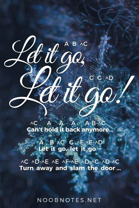 Let It Go - Frozen (Disney) - music notes for newbies | Piano notes